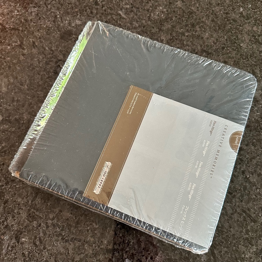 New sealed Creative Memories Flex-Hinged Album in Navy Blue 8x8